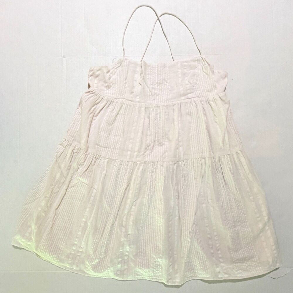 Sunday Best Aritzia White Baby-doll Jasper Mini Dress, S Summer Sundress - Picture 7 of 8